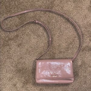 Kate Spade mauve cross body purse